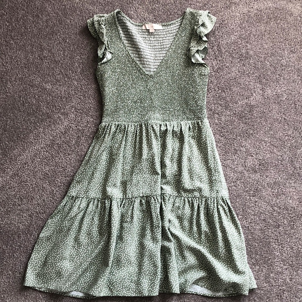 Sage green dress